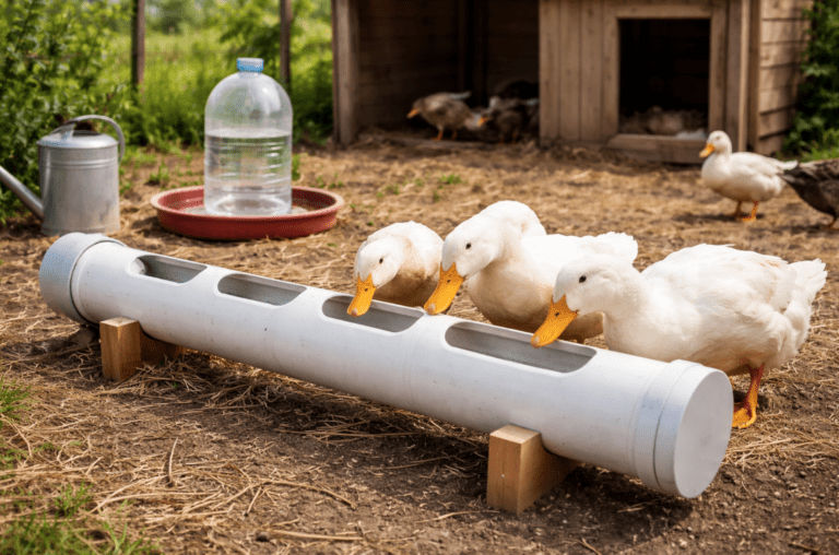 Як зробити поїлку для качок своїми руками в домашніх умовах